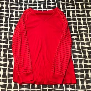 Long Sleeve Top w/ sheer arm details